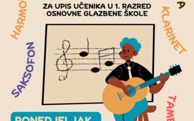 Audicija za upis u 1. razred osnovne glazbene škole