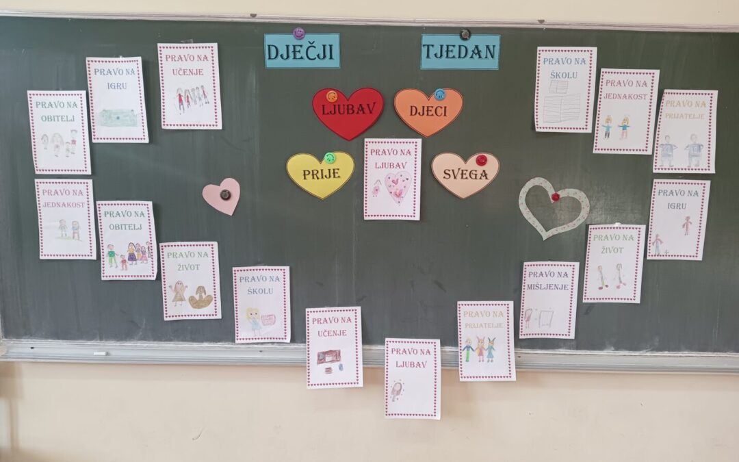 Dječji tjedan – razredna nastava