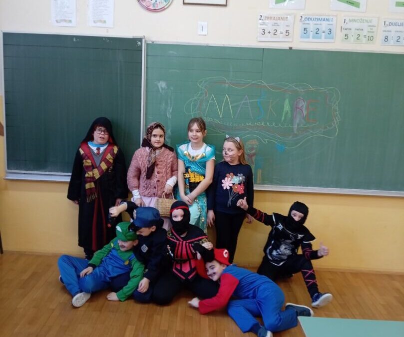 Maškare u PŠ Hromec