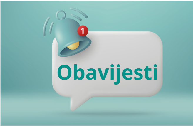 Obavijest – prvašići