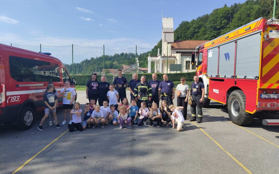 Vatrogasci u PŠ Macelj