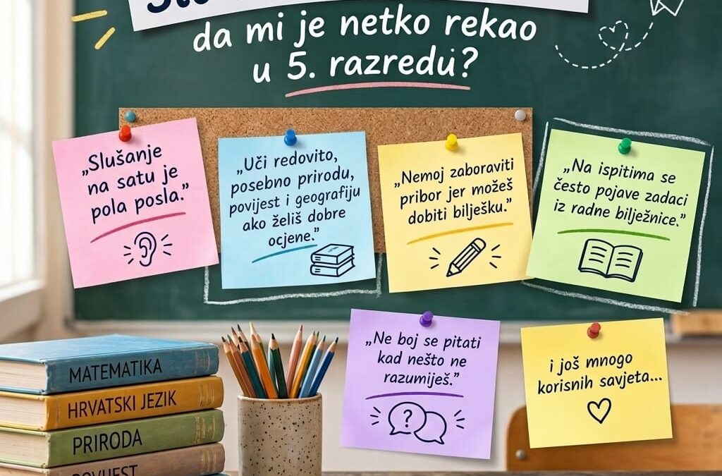 Što bih volio/voljela da mi je netko rekao u 5. razredu?