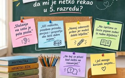 Što bih volio/voljela da mi je netko rekao u 5. razredu?